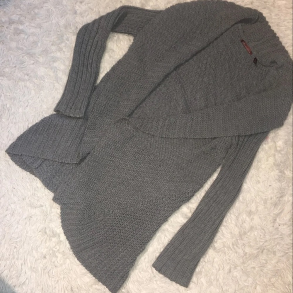525 America Grey Knit Cardigan